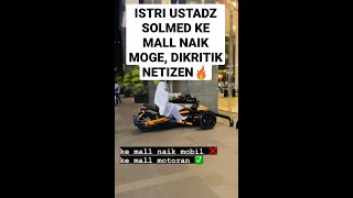 Naik Moge Motor Gede Istri Ustadz Solmed Dihujat shorts short youtubeshorts viral