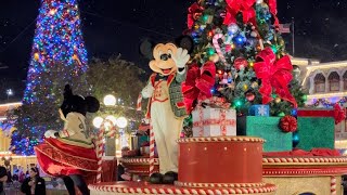 Mickey's Once Upon A Christmastime Parade Full Show 4K \/\/ Disney's Magic Kingdom 2023