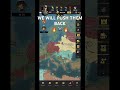 WE WILL PUSH THEM BACK 🔥 ⚔️ 🔥 #callofwar #strategy #strategygame #history #foryou #gaming
