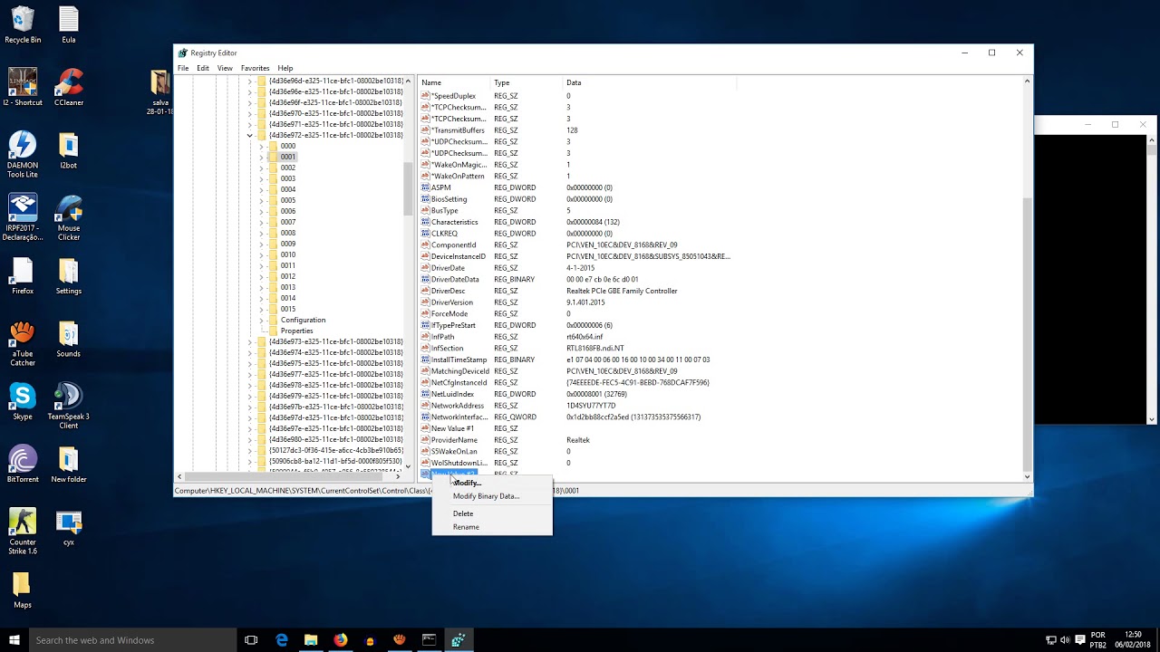 MUDANDO MAC/ HARDWARE ID DA PLACA DE REDE BANNUNCAMAIS YouTube