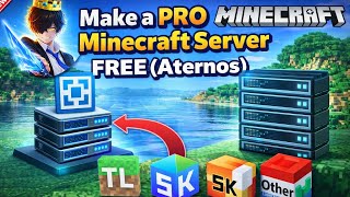 How to Make a PRO Minecraft Server FREE (Aternos) | Full Guide 🔥