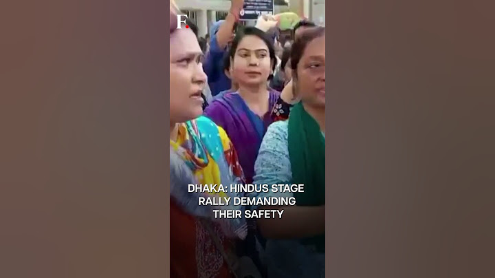 Hindu Groups Protest Attacks on Minorities in Bangladesh | Subscribe to Firstpost