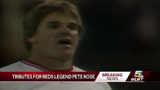 Tributes pour in for Cincinnati Reds legend Pete Rose following his death