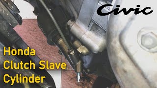 How to Replace Clutch Slave Cylinder  Honda