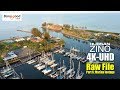 HUBSAN ZINO H117s 4K UHD drone -Part 6: 4K raw video of Marina footage