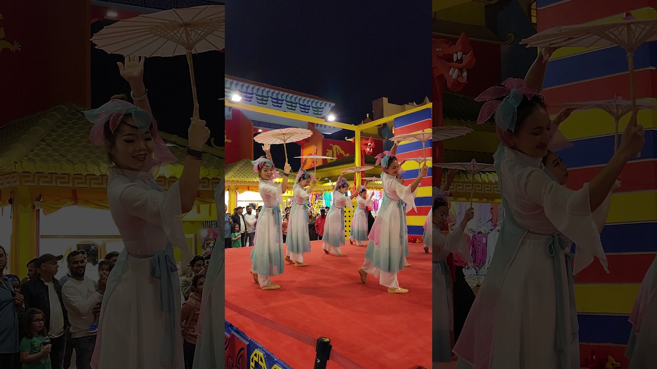 Chinese umbrella ☂️ girls dance video | 