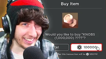 KreekCraft Buys 2 MILLION KNOBS in Roblox DOORS