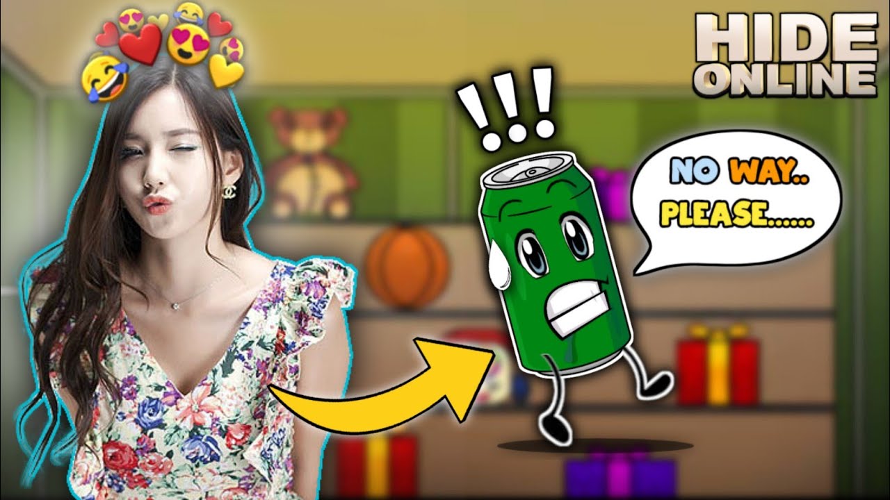 Cute Girl Trolled Me 🤤 | Funny Gameplay HIDE ONLINE | in Hindi 