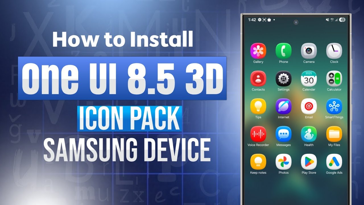 How to Install One UI 8.5 3D Icons on Any Samsung Device (No Root ...