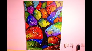 Hi everyone! on this video i show how to paint a magical abstract tree
with acrylic colors by "amsterdam". have needed for 1:50 hours finish
art. i...