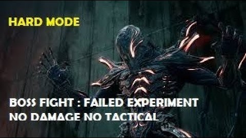 FINAL FANTASY VII REMAKE | Boss Fight : FAILED EXPERIMENT (hard mode) NO DAMAGE NO TACTICAL