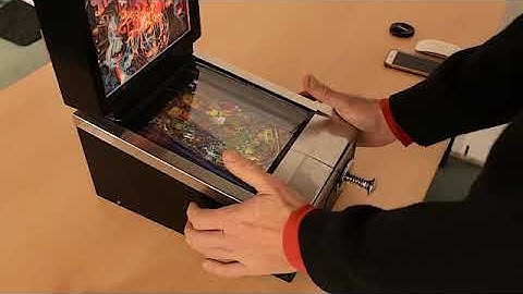 Prototype demo of the upcoming MiniPin. The IPAD pinball cabinet.