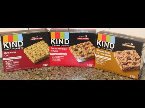 KIND Healthy Grains Granola Bars Cinnamon Oat, Dark Chocolate Chunk, Almond Butter Dark Chocolate