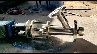 pneumatic flush bottom valve