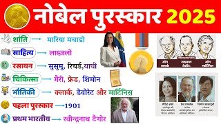नोबेल पुरस्कार 2025 Trick | Nobel Prize 2025 GK | Nobel Prize 2025 Curent Affairs | Awards 2025
