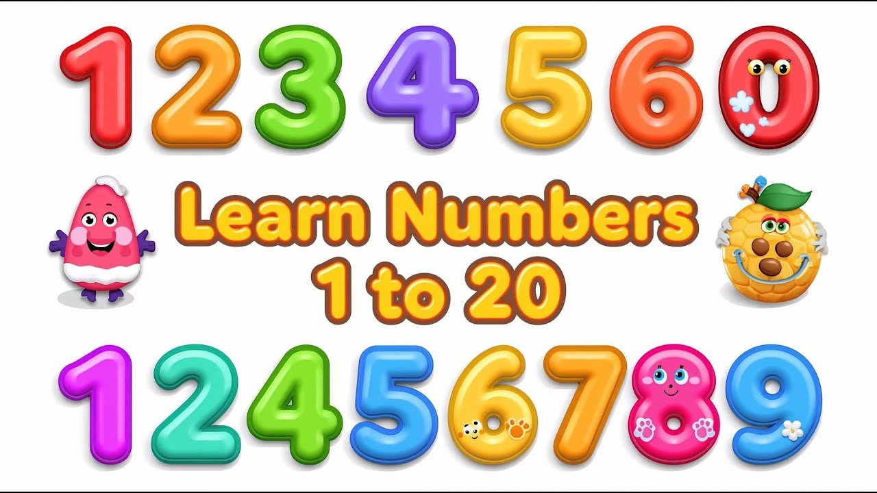 Numbers Kids Rv Studio Learn Numbers 1 to 20 for Kids | Fun Counting with Pictures & Sounds ...
