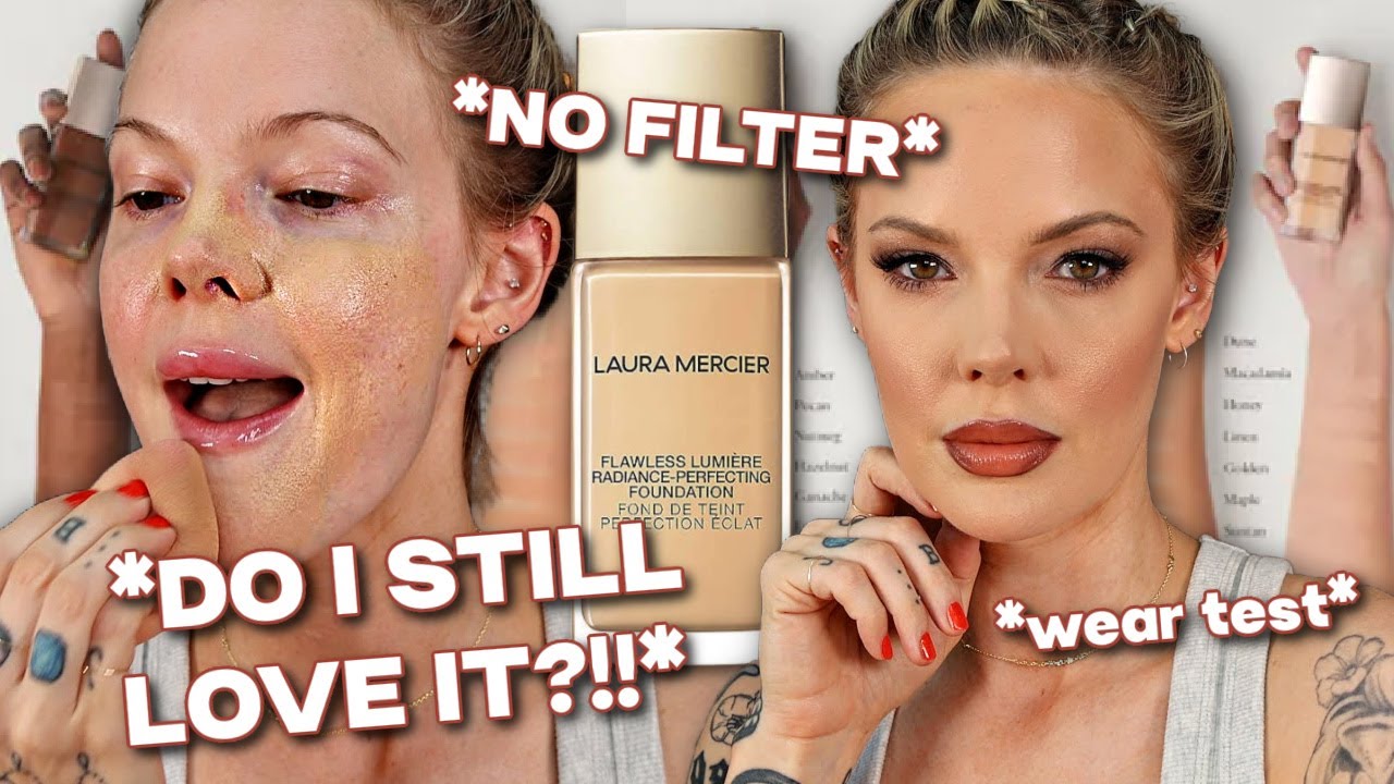 LAURA MERCIER FLAWLESS LUMIERE FOUNDATION and giving it a thorough review