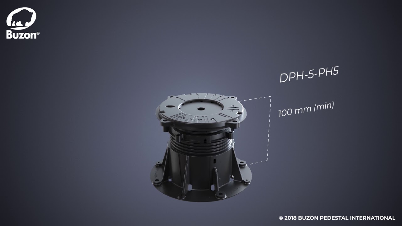 Top and base pedestal DPH-5-PH5 | Buzon World pedestals