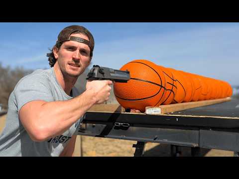 How Many Basketballs Does it Take to Stop a Bullet?