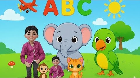Phonics Song 2 with TWO Words in 3D - A For Airplane - ABC Alphabet Songs with Sounds for Kids