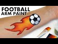 Football Arm Paint NO STENCIL | Easy Face Painting