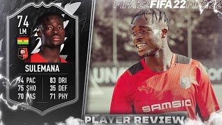 THE FIRST SILVER STAR!  74 kamaldeen Sulemana Player Review! FIFA 22 Ultimate Team