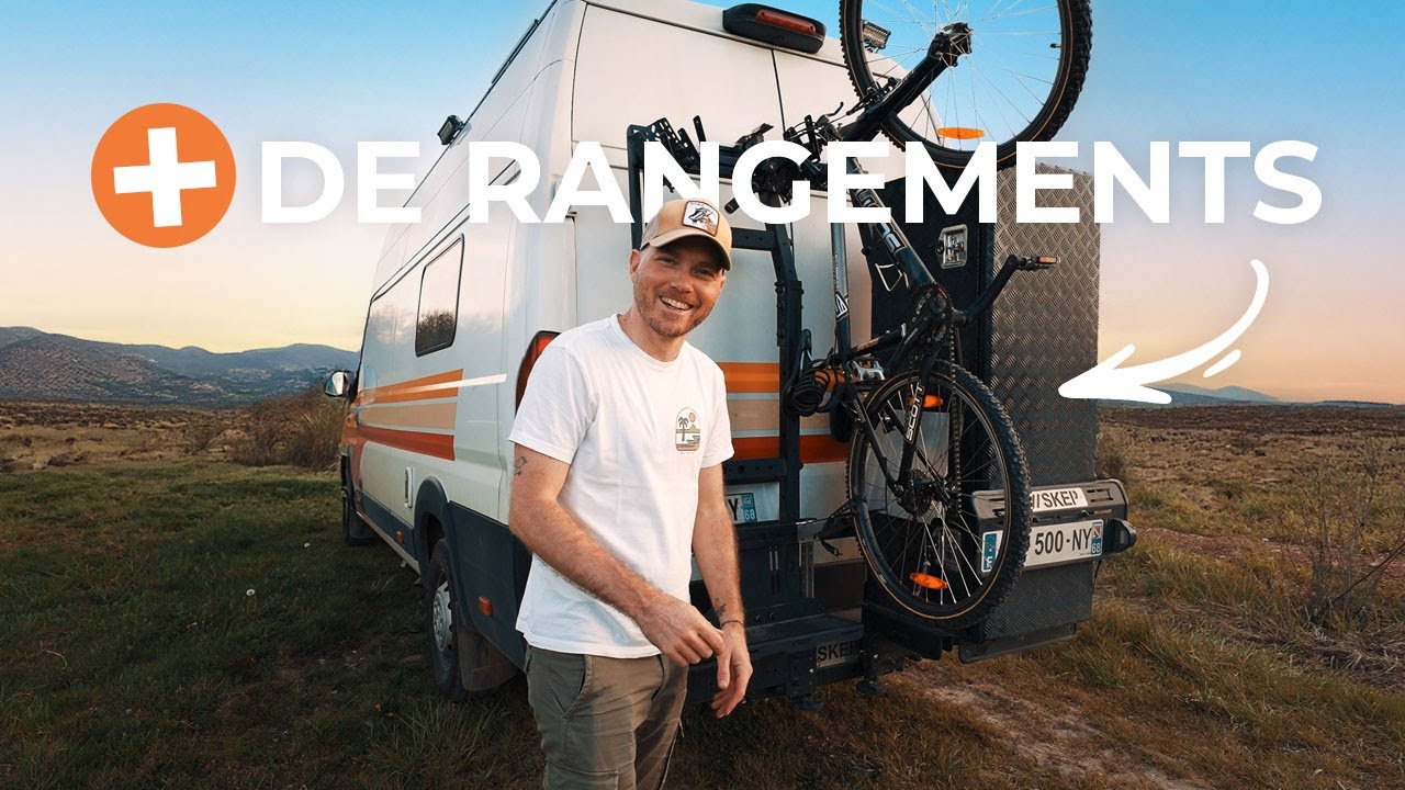 On a ajouté un SAC À DOS à notre van ! (porte-matériel SKEP)