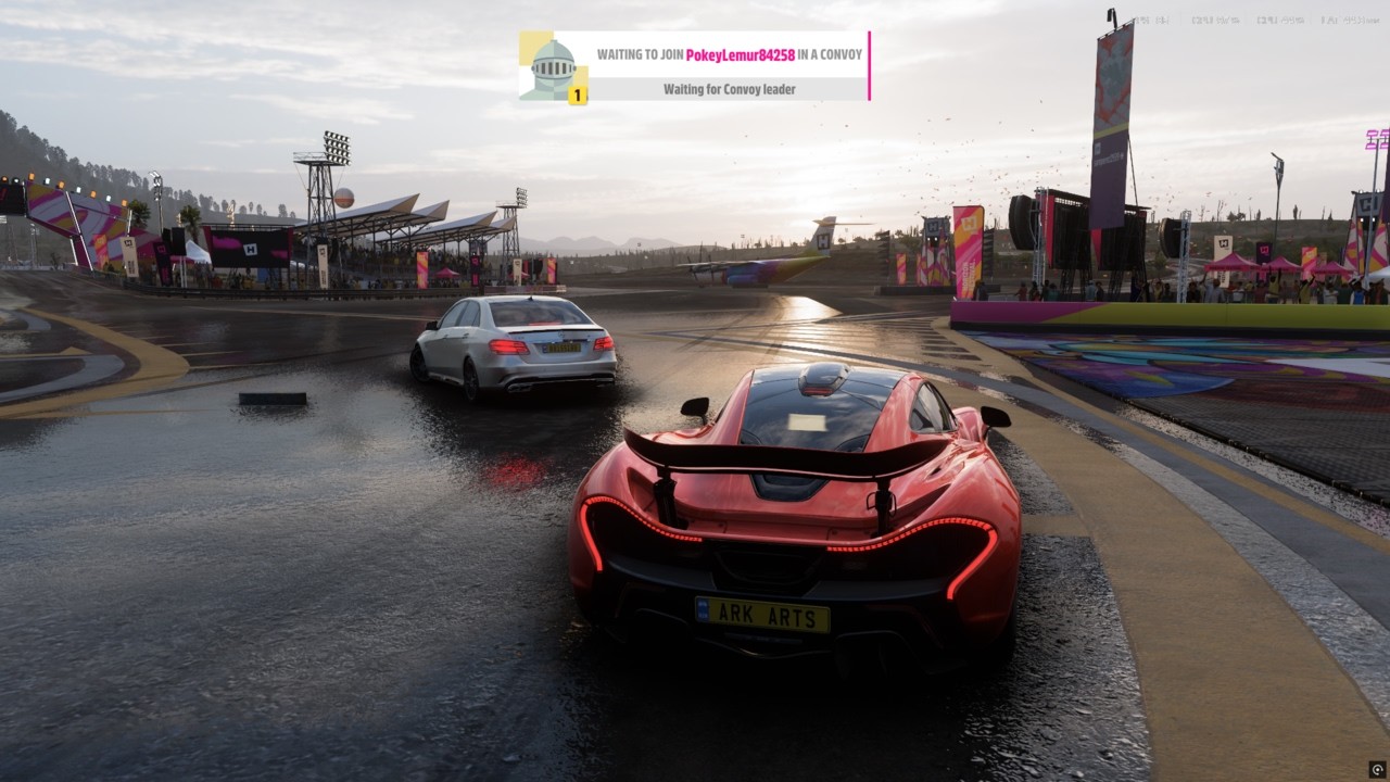 MY FIRST RANDOM CONVOY IN FORZA HORIZON 5 | MCLAREN | Keyboard Gameplay .