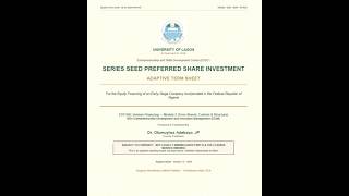 VENTURE FINANCING - TERM SHEET (PLUS Modeling of LIQUIDATION PREFERENCE & CAP [CAPITALIZATION] TABLE