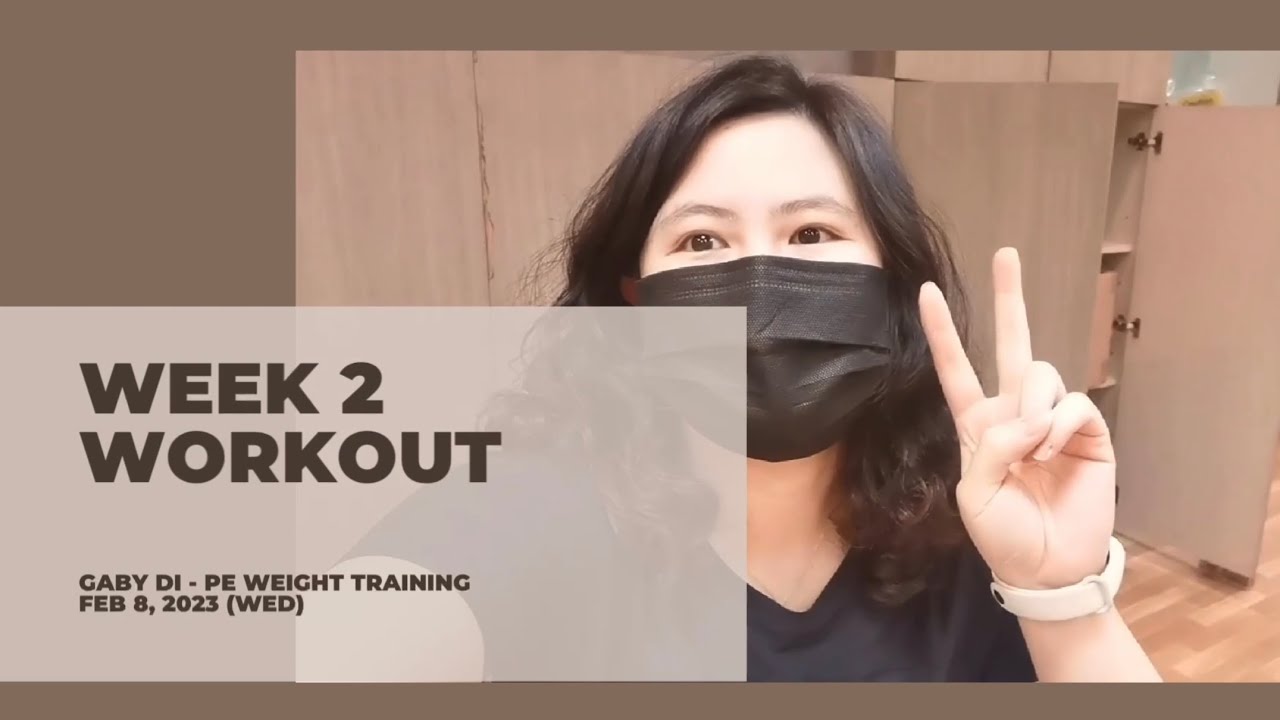 PE Weight Training Day 2 Full Body Workout YouTube