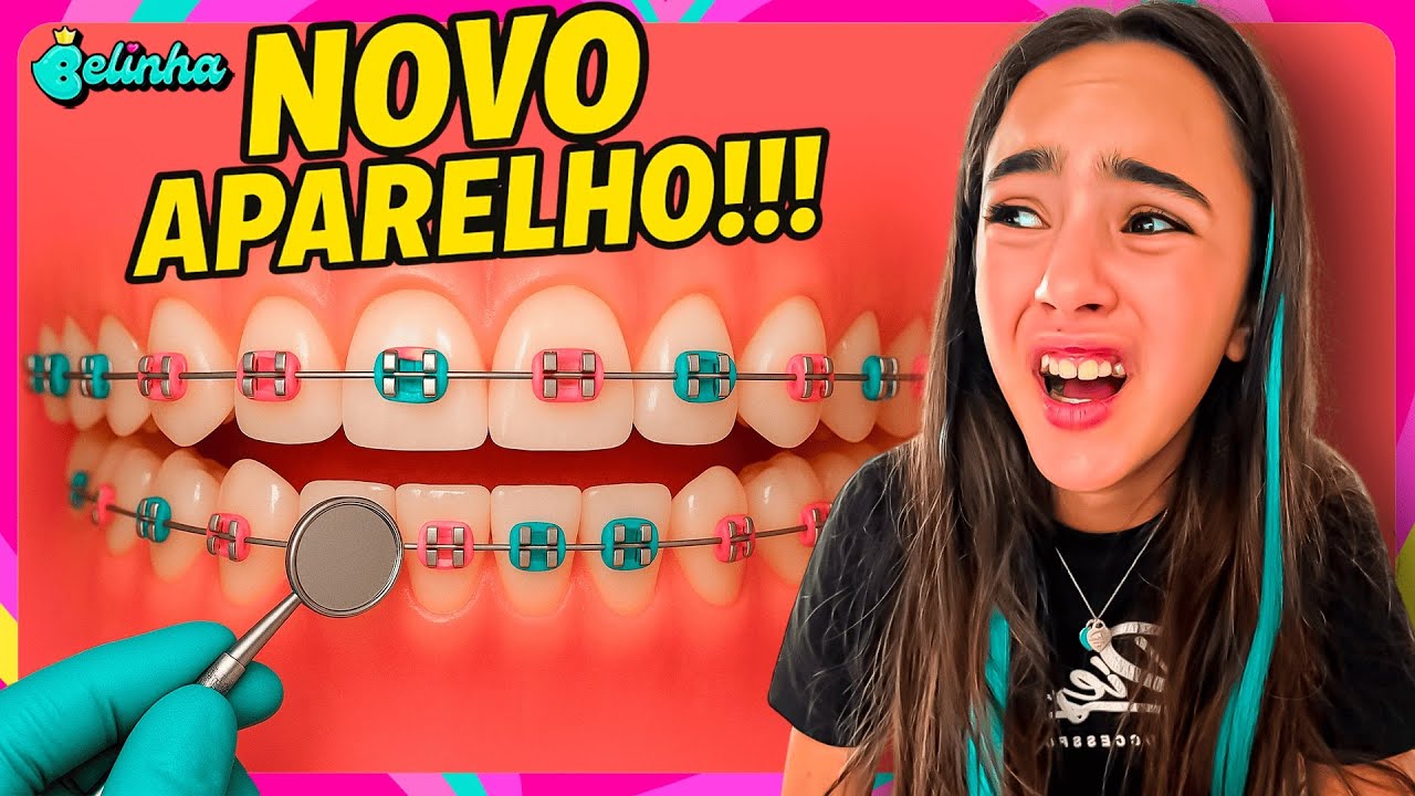 BELINHA FOI AO DENTISTA E VAI TER QUE USAR OUTRO APARELHO