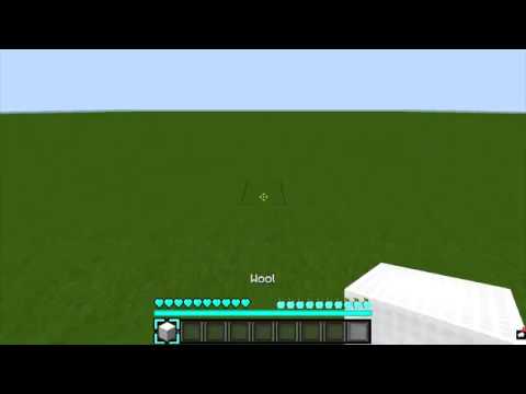 HOW TO PLACE A WOOL BLOCK IN MINECRAFT
