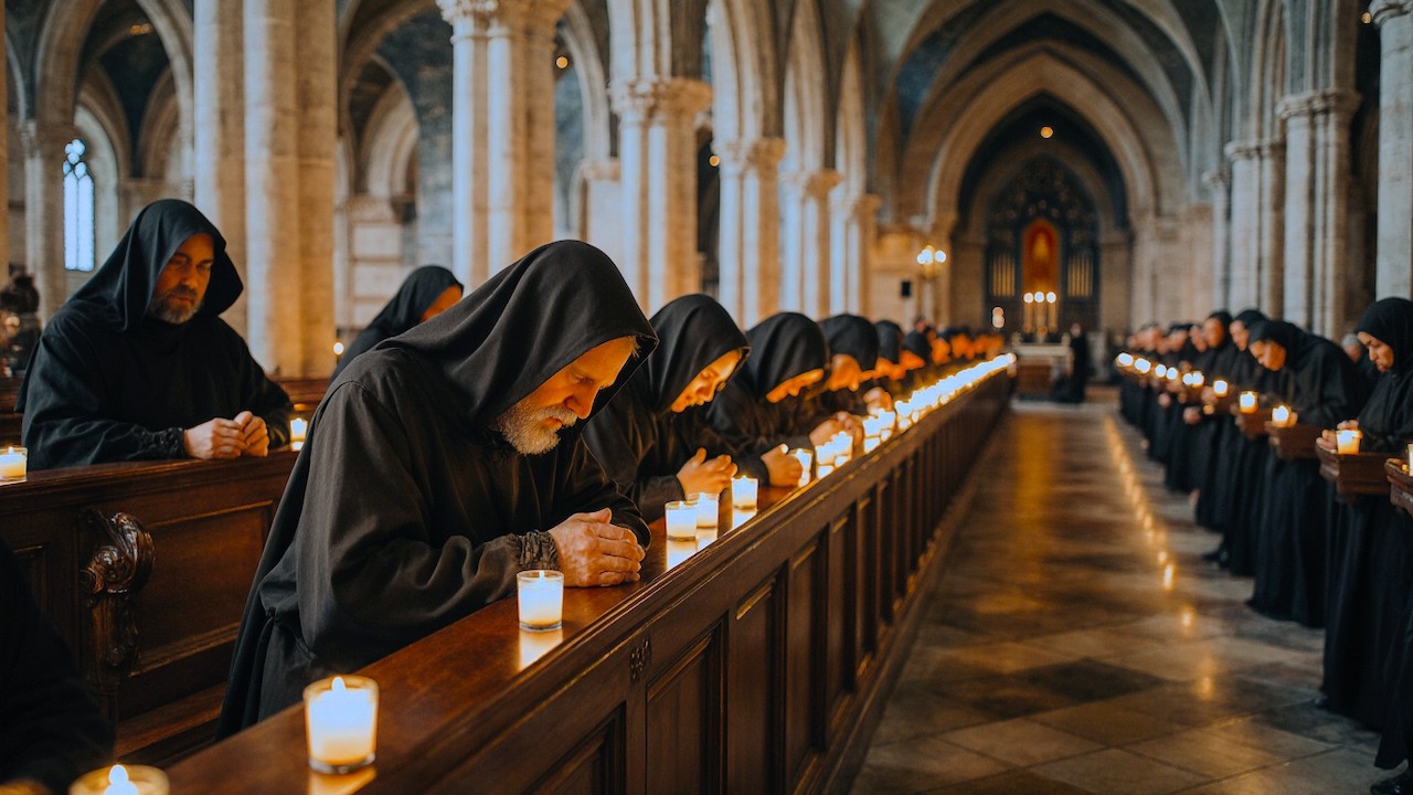 Whispers Before Sleep | Gregorian Chant for Night Prayer and Deep Rest