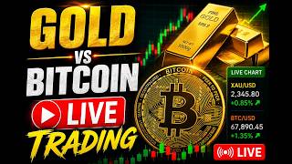 GOLD & Bitcoin DAY TRADING ICT CONCEPTS | 21/05/2026 | Bitcoin |GOLD trading