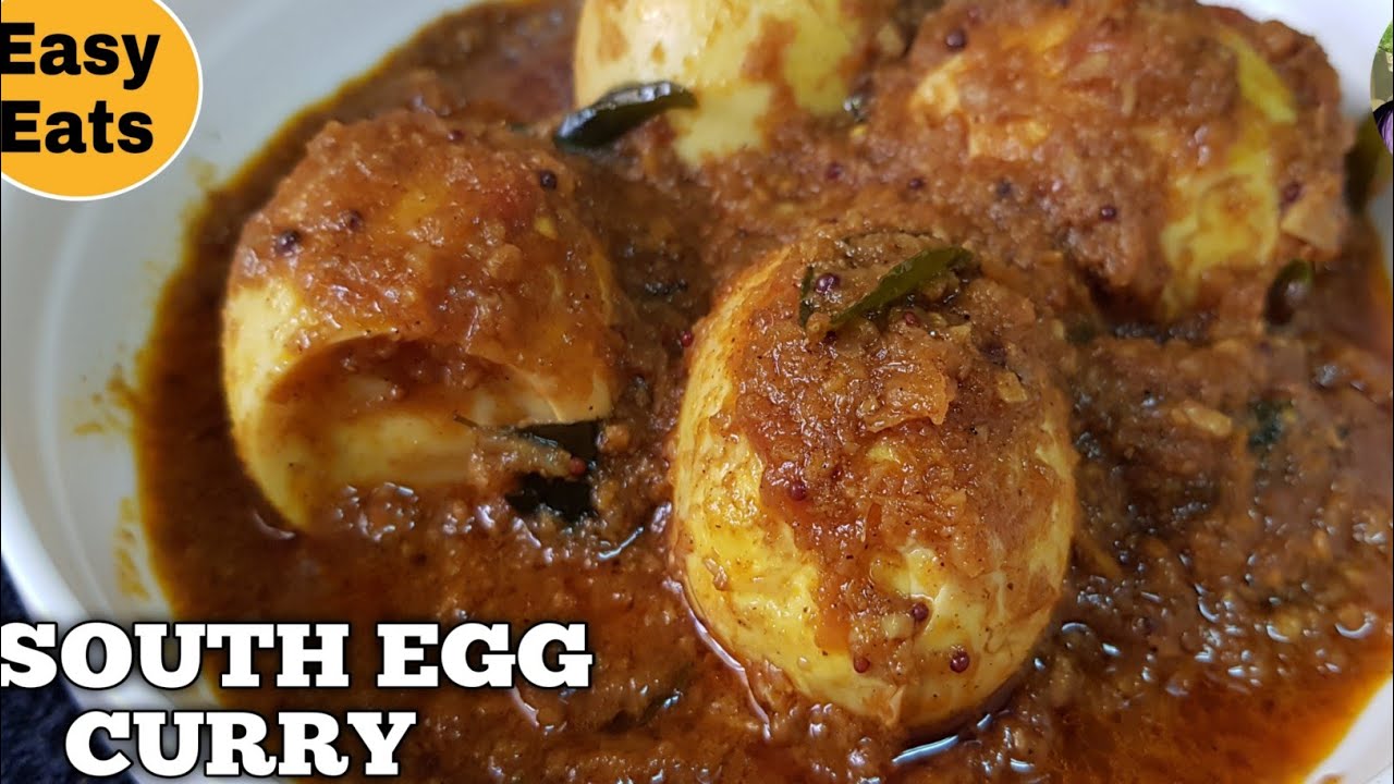 Egg curry South Indian Style Egg curry using simple ingredients