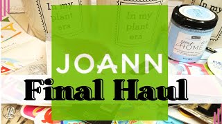 90% OFF Joann's Haul