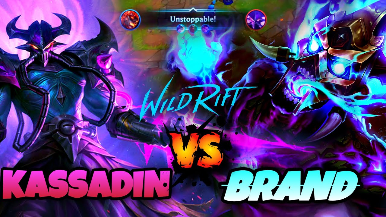WILD RIFT BRAND : BRAND VS KASSADIN WHO WIN MIDLANE WAR ?| BUILD ...