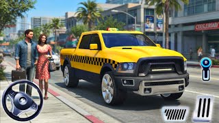 4x4 Taxi Driving Simulator 3D 2026 Game - VIP Pick-up in Luxury RAM Pickup | Taxi Simulator Gameplay screenshot 1