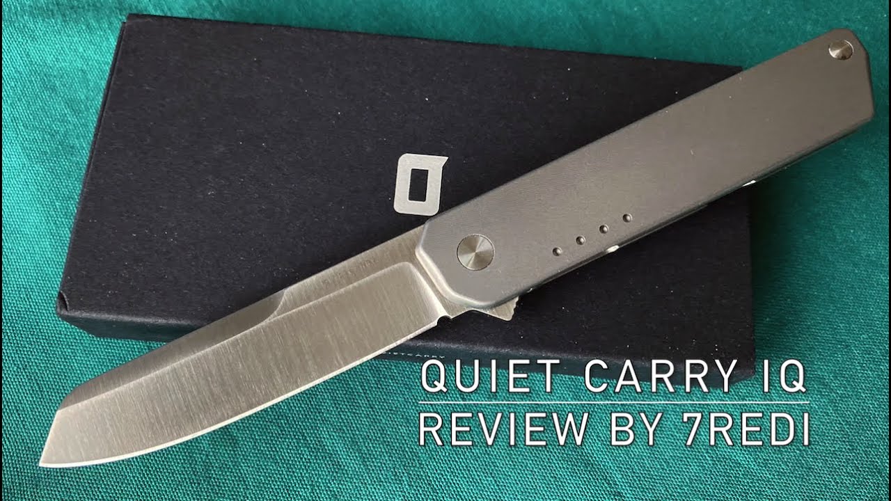 Quiet Carry iQ Review The Perfect Office EDC Folder! YouTube