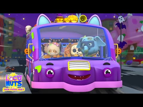 Loco Nuts Bánh Xe Quái Vật Trên Xe Buýt Bài Hát Halloween Bởi Loco Nuts