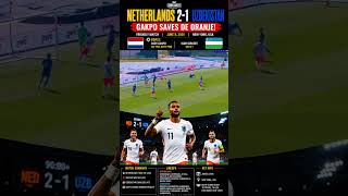 GAKPO'S LAST-SECOND PENALTY! Netherlands 2-1 Uzbekistan #football