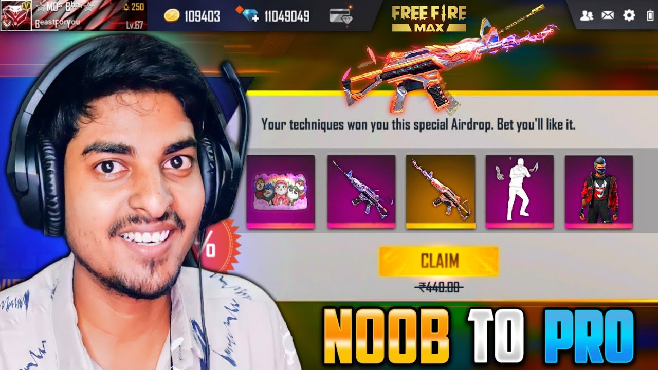 First Time I Got Rates Griffin M4A1 In Special Event & Rap Swag Emote In Discount Garena Free Fire