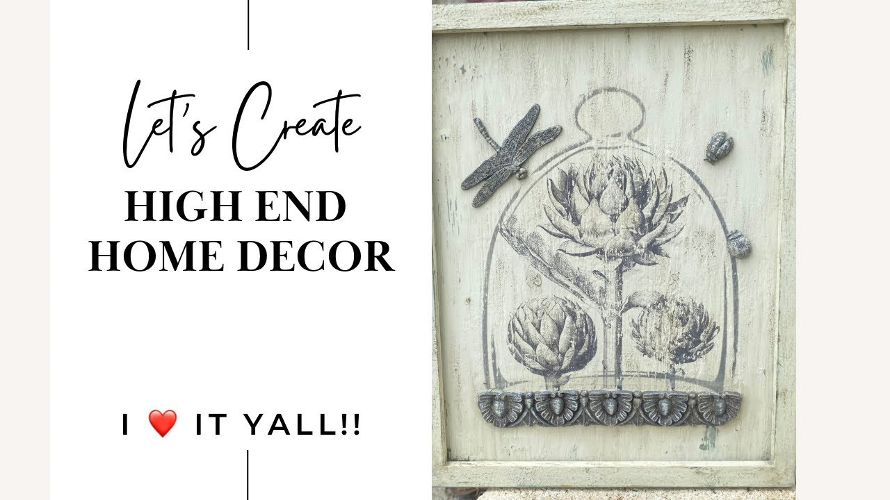 Inspired by The Passionate Home/ IOD MELANGE PAINT INLAY- Vintage Farmhouse Home Decor 