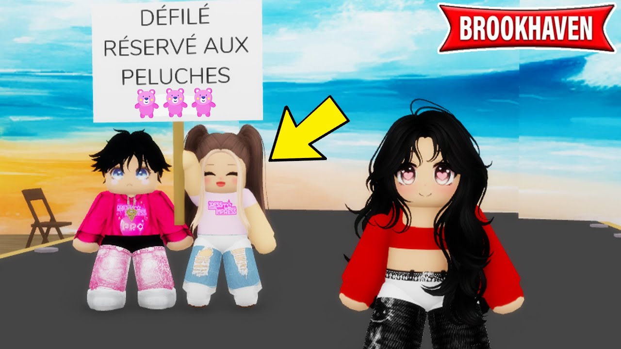 JE TROUVE UN DÉFILÉ DE MODE RÉSERVÉ AUX PELUCHES SUR BROOKHAVEN ROBLOX !