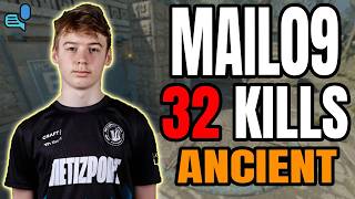 MaiL09 32 KILLS | ancient | FACEIT EU Ranked | Rating 1.93 | Mar 21, 2026