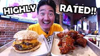 CHEESEBURGERS, WINGS and BEER at Pasadena's Best Sports Bar! by Rockstar Eater 10,109 views 2 months ago 13 minutes, 30 seconds