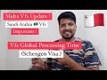 Malta Vfs Saudi Arabia Update ! Vfs Global Visa Processing Time ! Schengen Visa 2022 ! Hindi