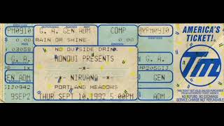 Nirvana - Live at the No On 9 Benefit, Portland, OR, USA, 09/10/1992