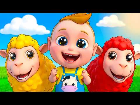 Colors Song for Kids | Baa Baa Sheep | Fun Farm Animals Song | Kids Videos for Kids
