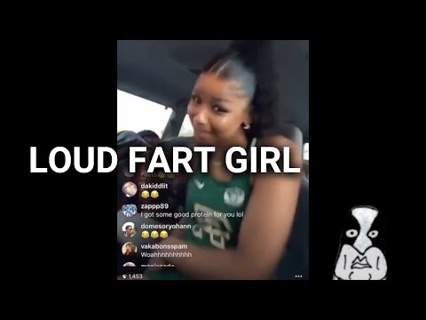 Ebony Girl Fart Compilation | Loud Fart Girl